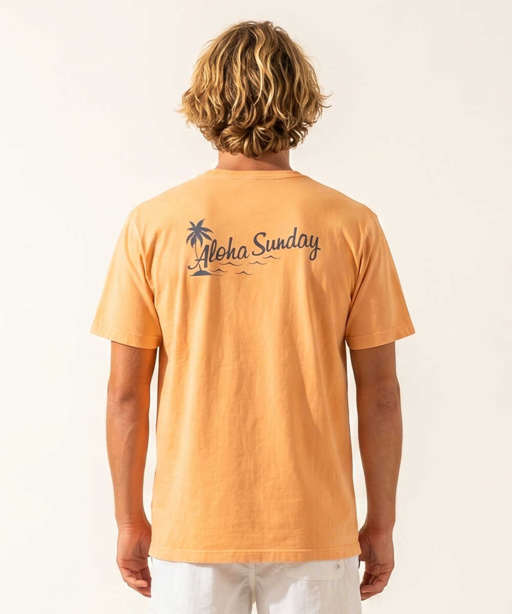 ロゴバックプリント コットンTシャツ