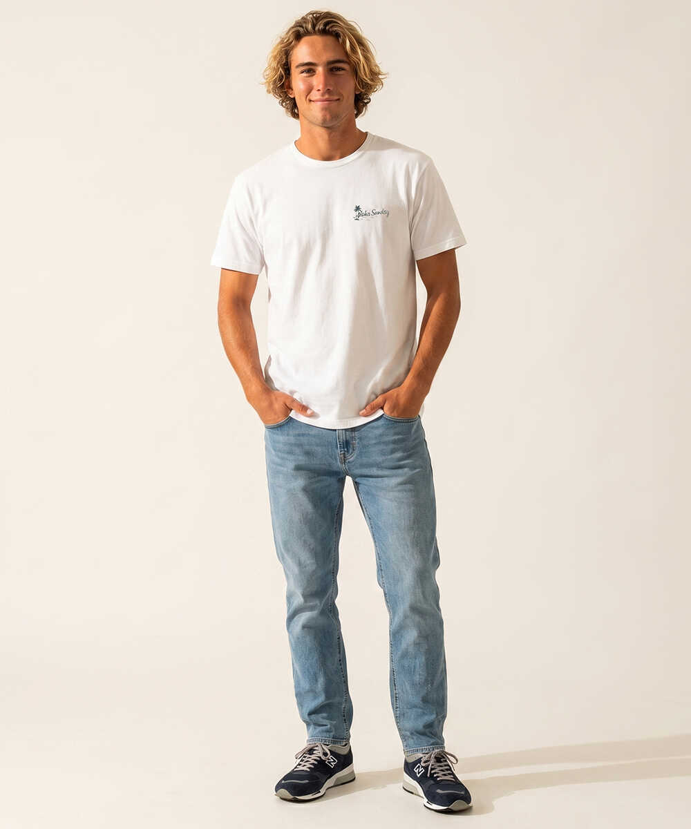 ロゴバックプリント コットンTシャツ