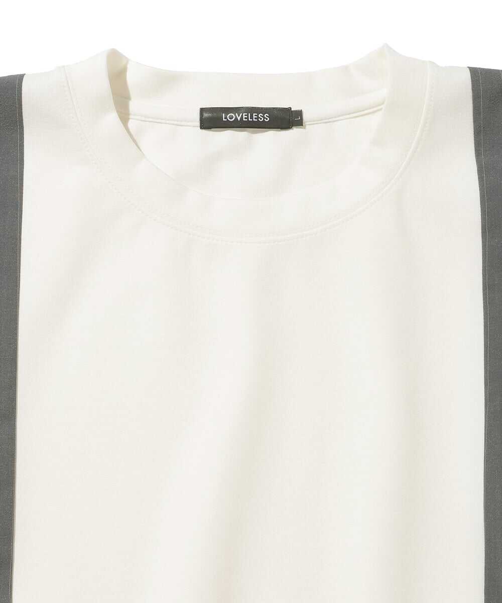 ストライプブロッキングTシャツ