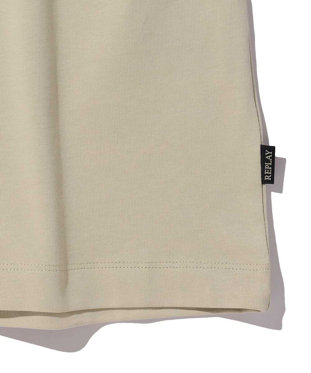 ヘビーウェイト ピュアコットンジャージー カラートリムTシャツ