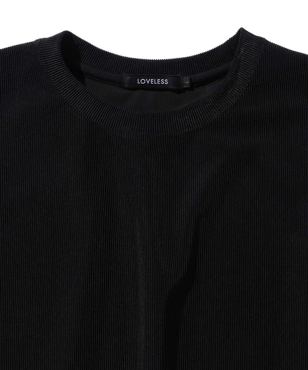 ロゴプレート コードピケTシャツ