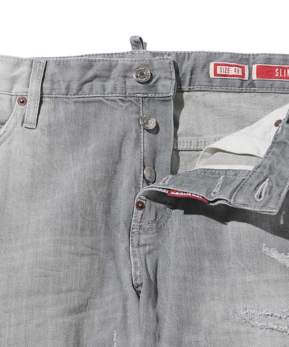 ダメージ加工 ストレッチコットンデニムパンツ | ディースクエアード