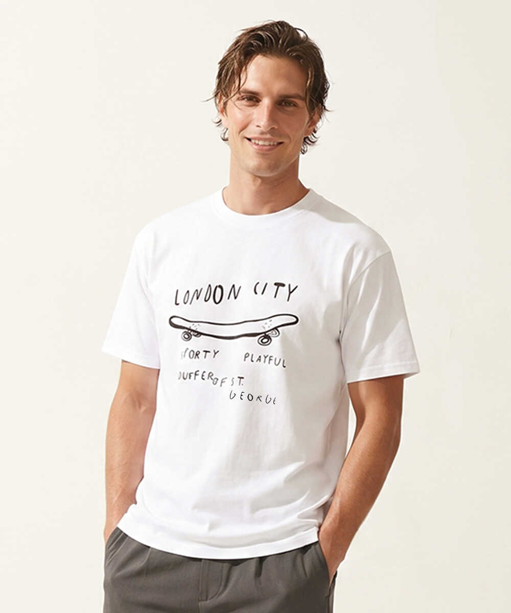 ユーズド バックプリントTシャツ