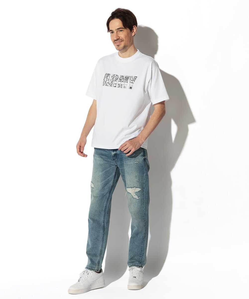 バンダナ柄グラフィックTシャツ