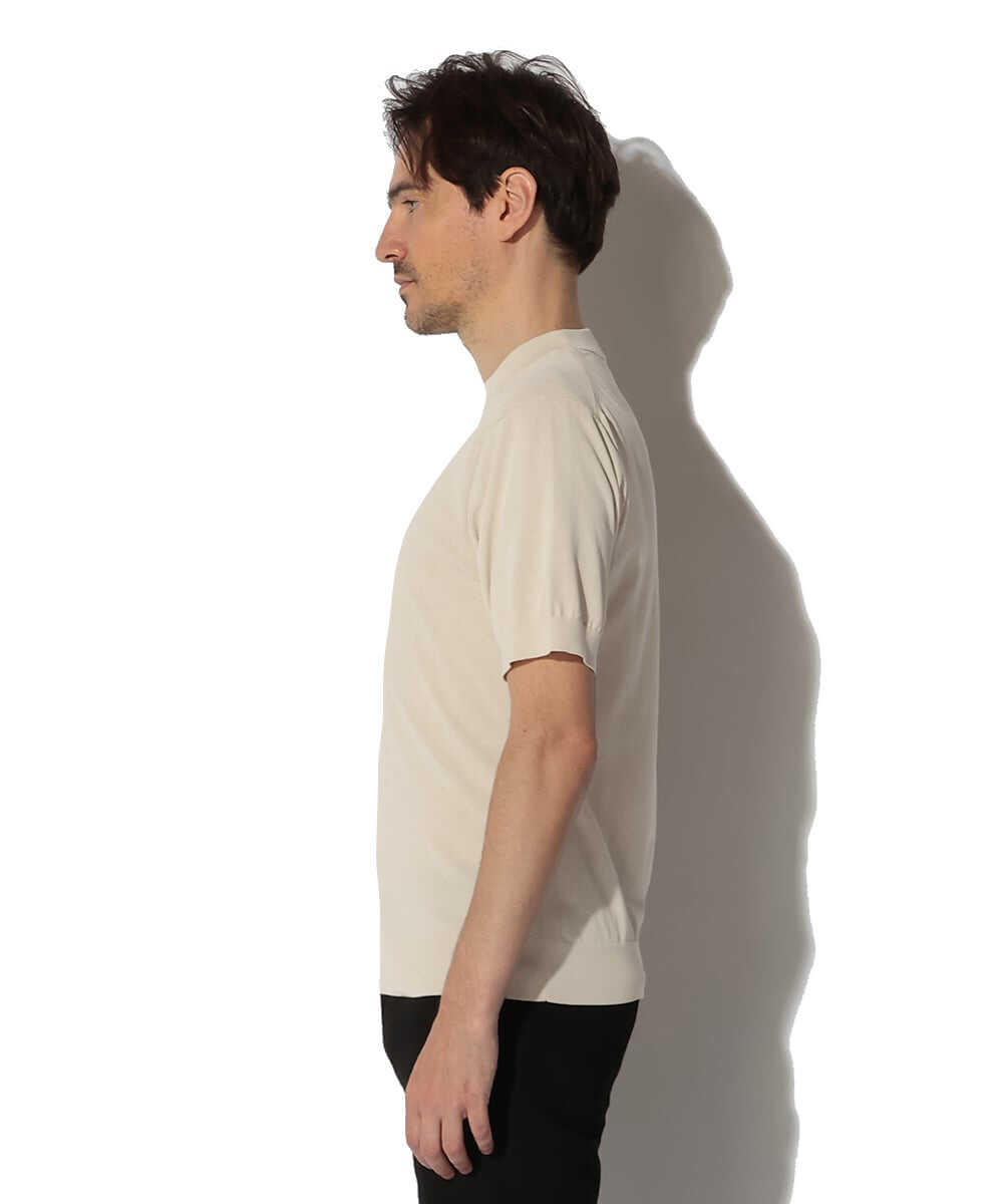 冷感素材 吸汗速乾 ニットTシャツ