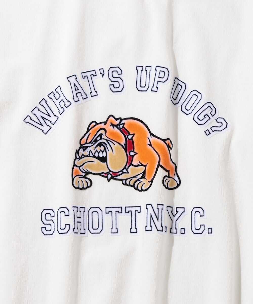 ワッツアップドッグ プリントTシャツ
