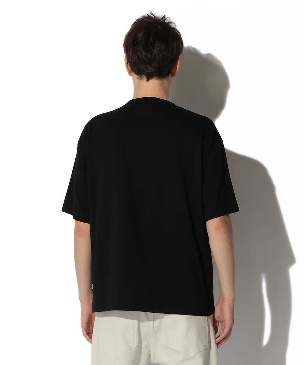 接触冷感 速乾 抗菌 ロゴ刺繍オーバーサイズ Tシャツ