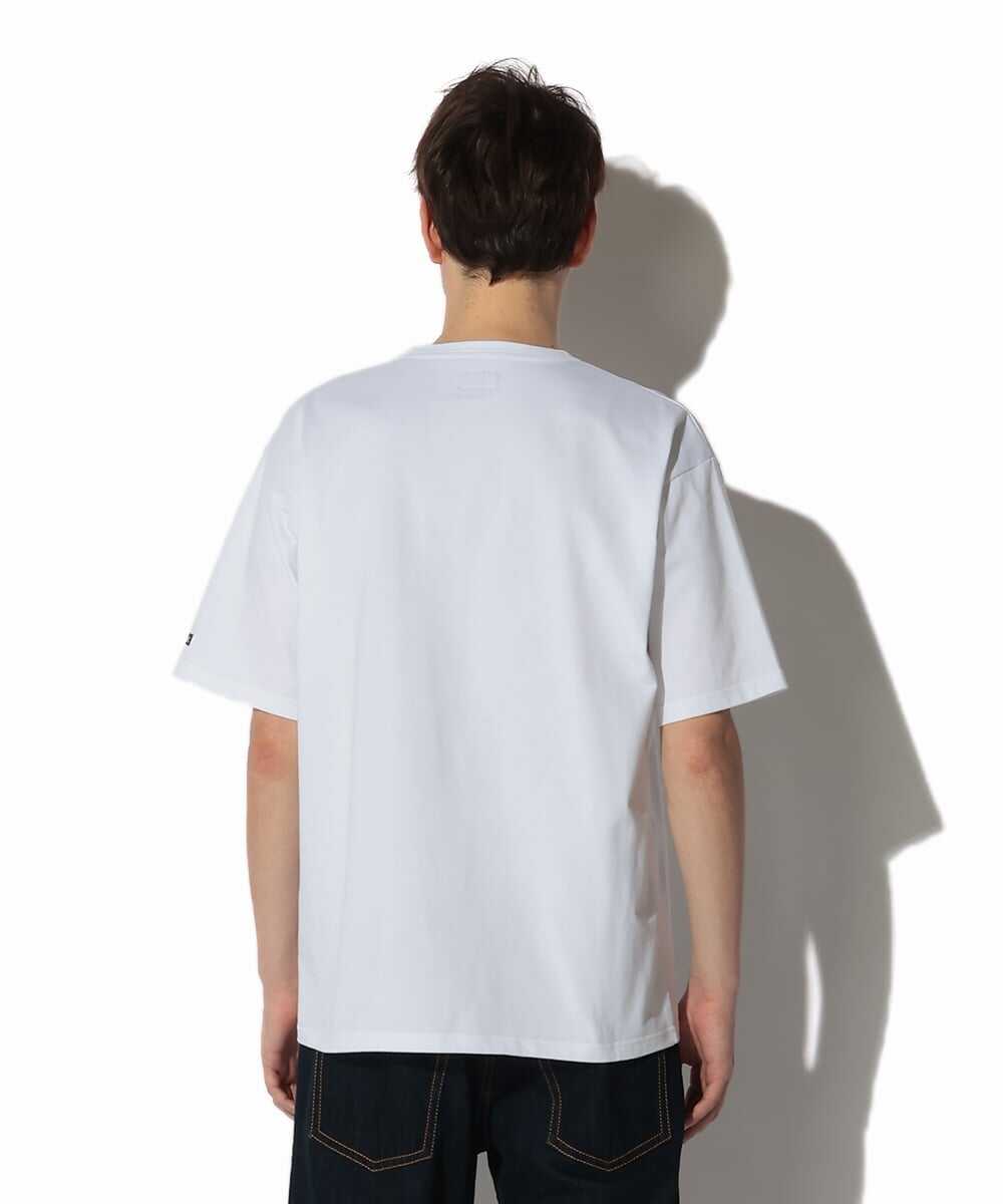 スターリベット レザーポケット コットンTシャツ