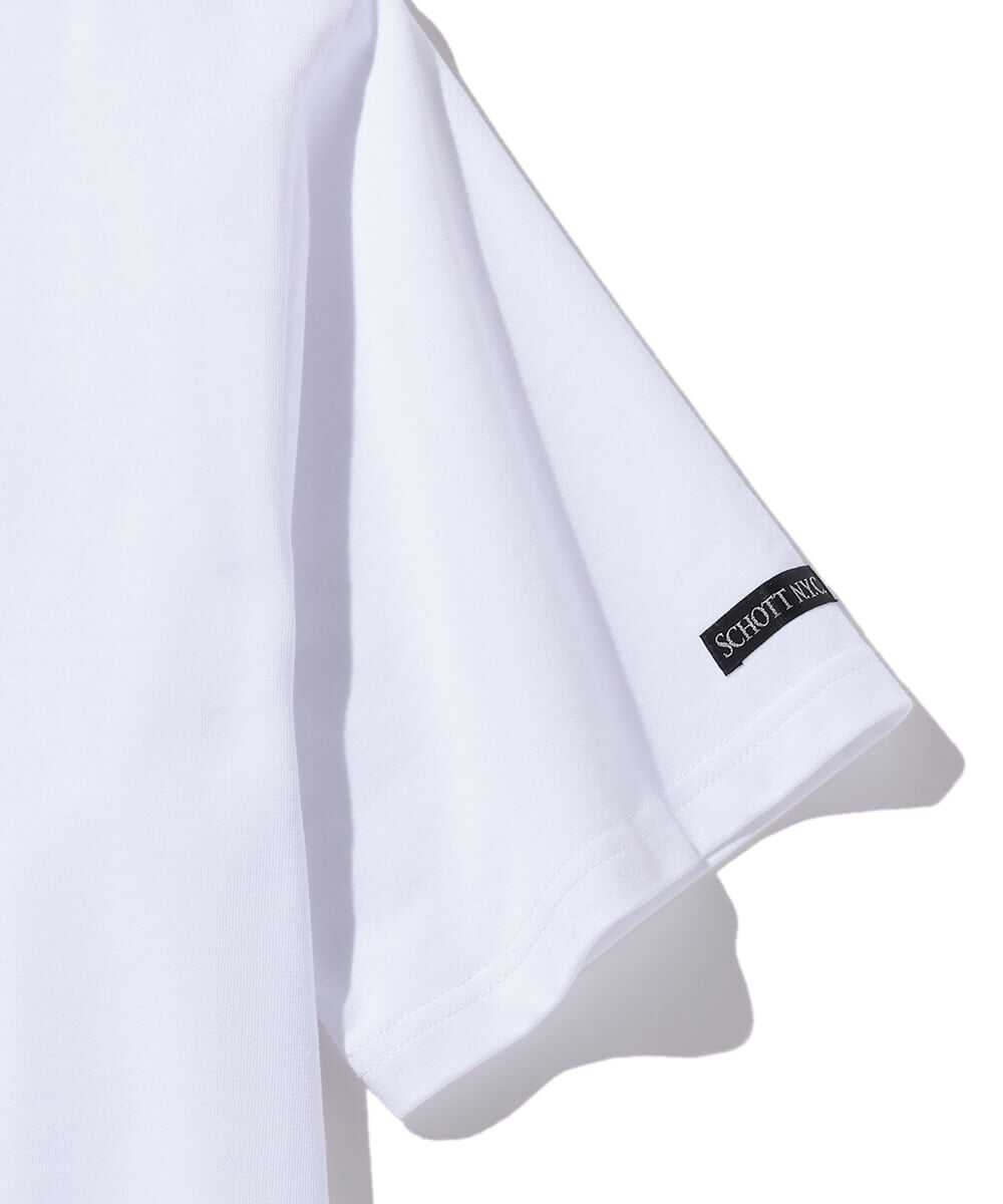 スターリベット レザーポケット コットンTシャツ