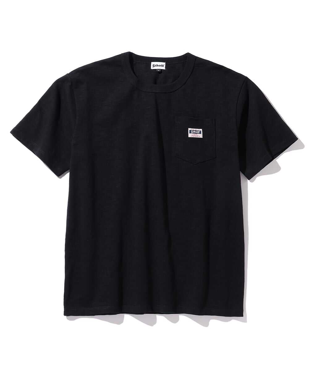ラベルポケット スラブTシャツ