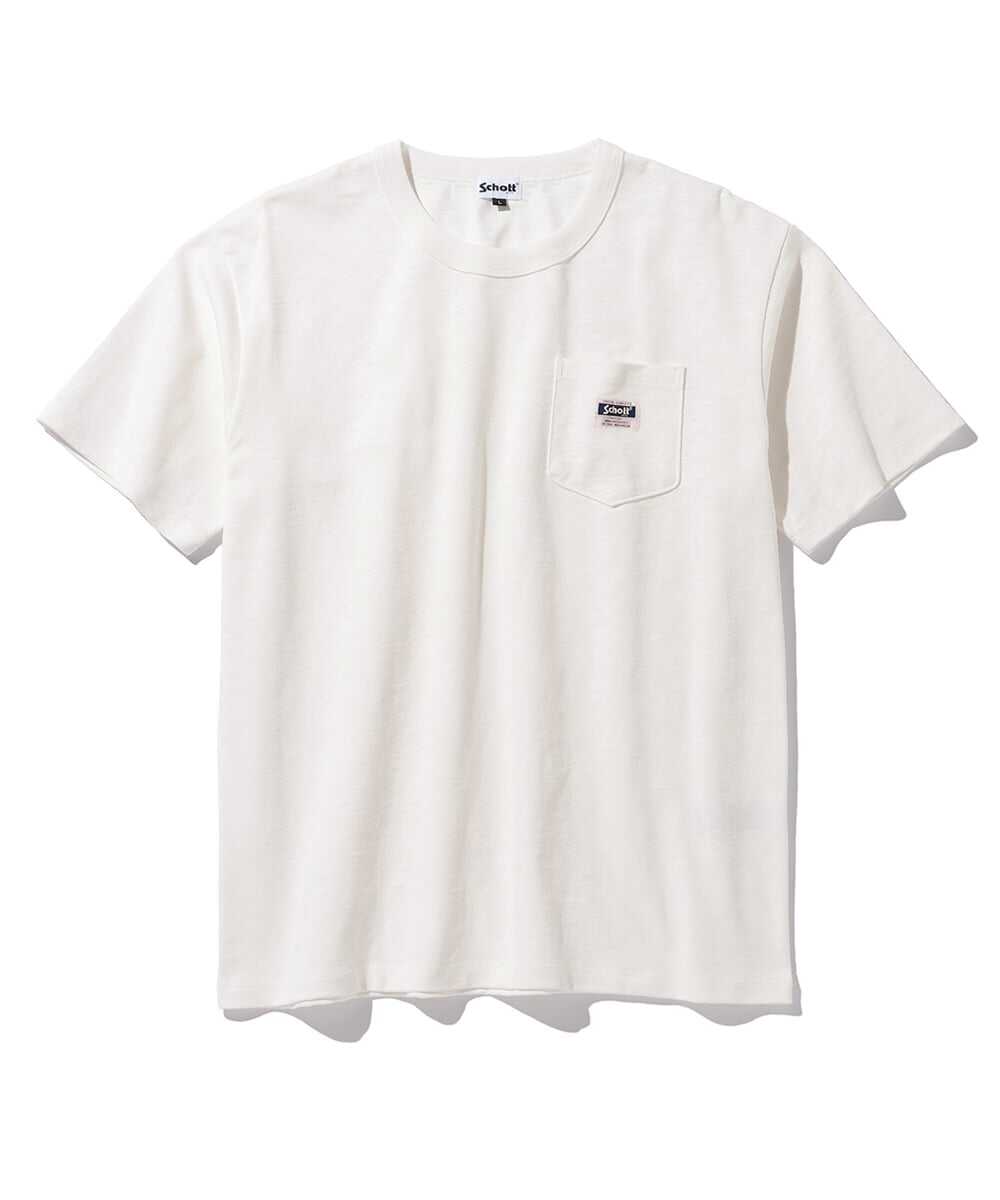 ラベルポケット スラブTシャツ