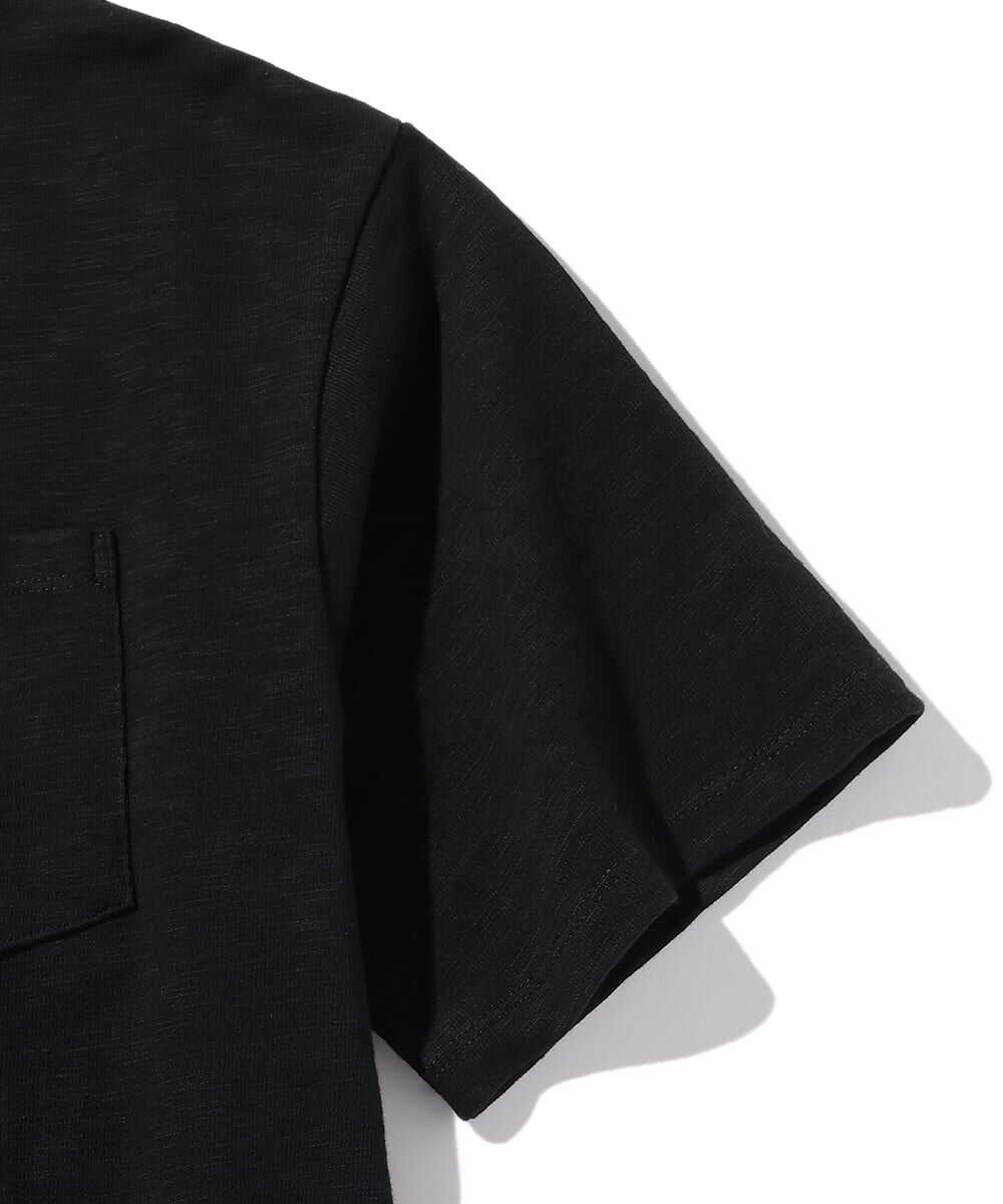 ラベルポケット スラブTシャツ