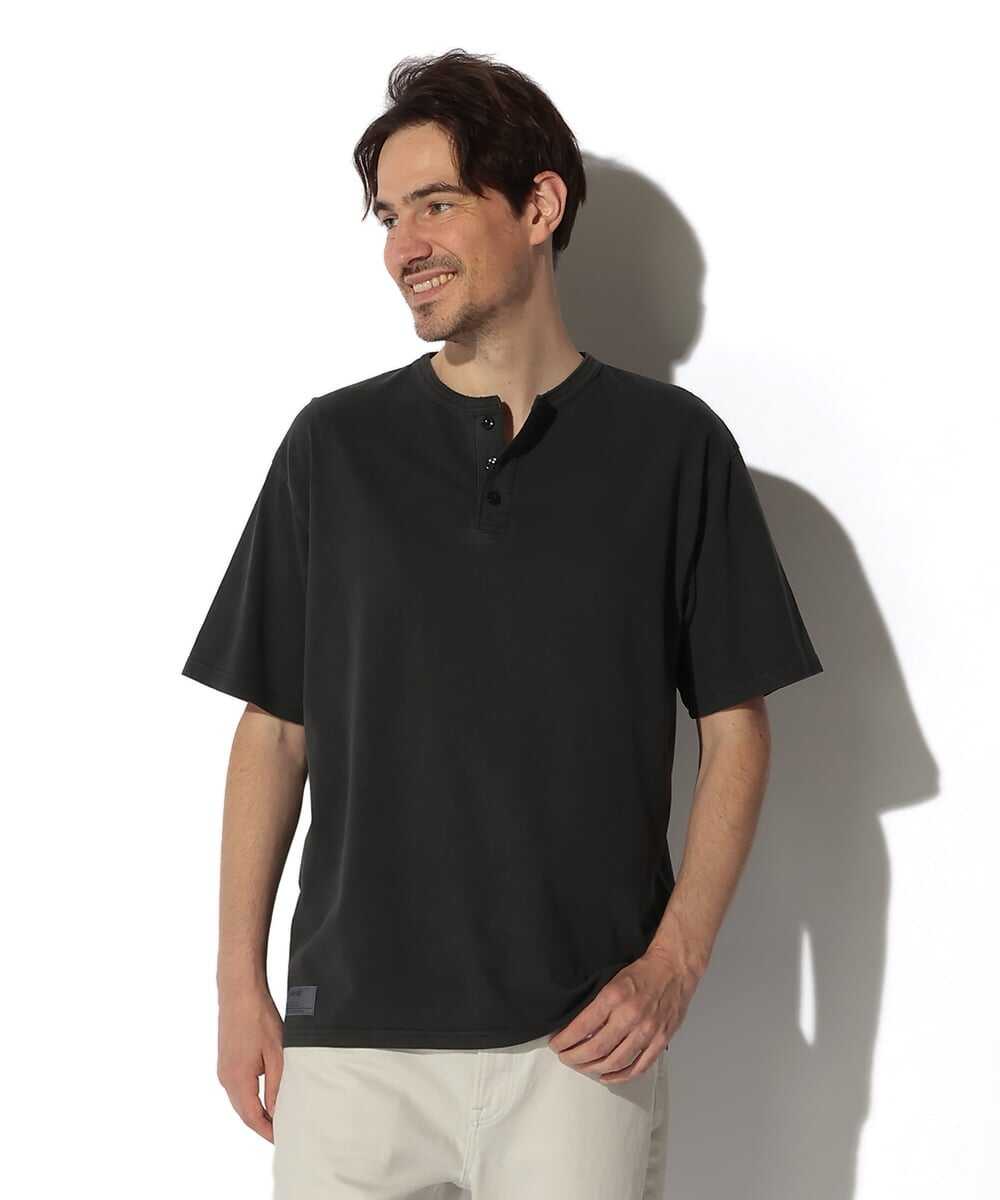 ピグメント オーバーダイ ヘンリーTシャツ