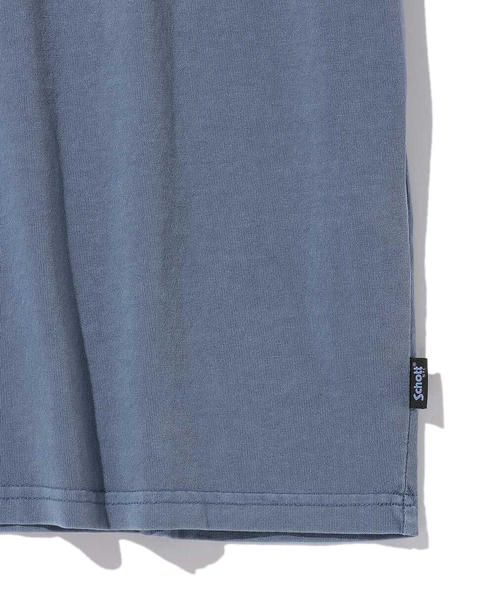 ピグメント オーバーダイ ヘンリーTシャツ