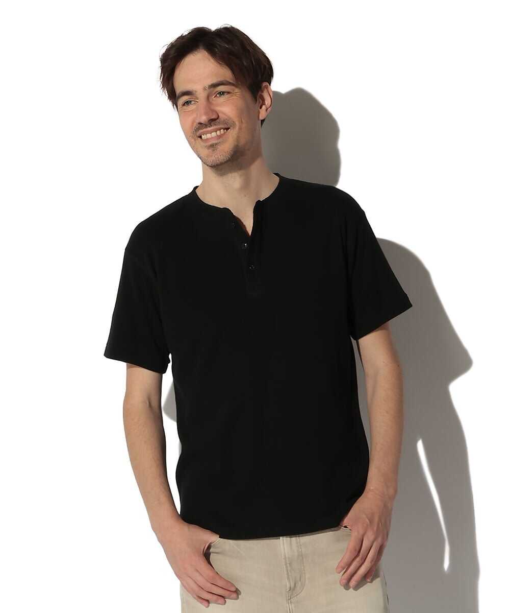 2パックヘンリーTシャツ