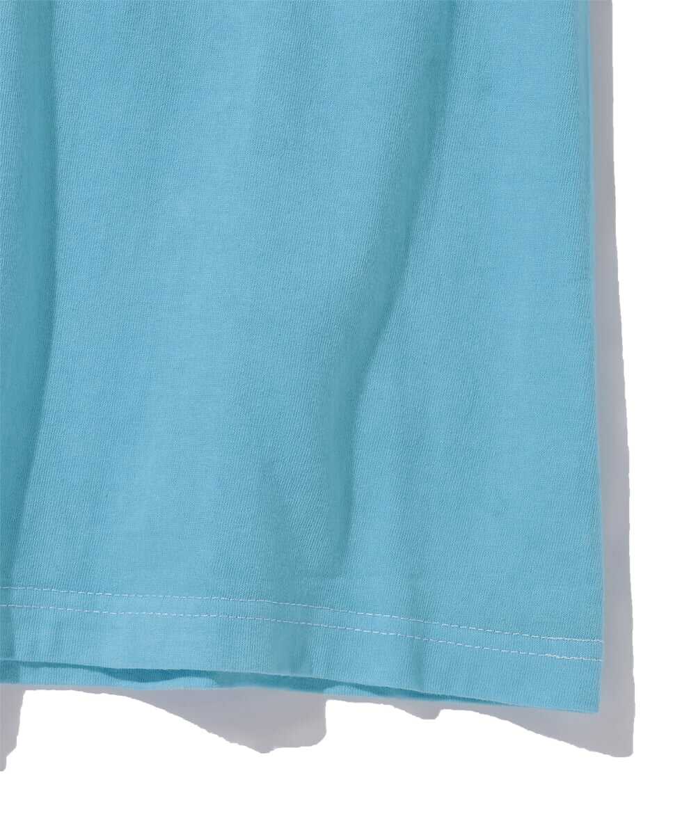 ロゴ刺繍 コントラストタイダイTシャツ