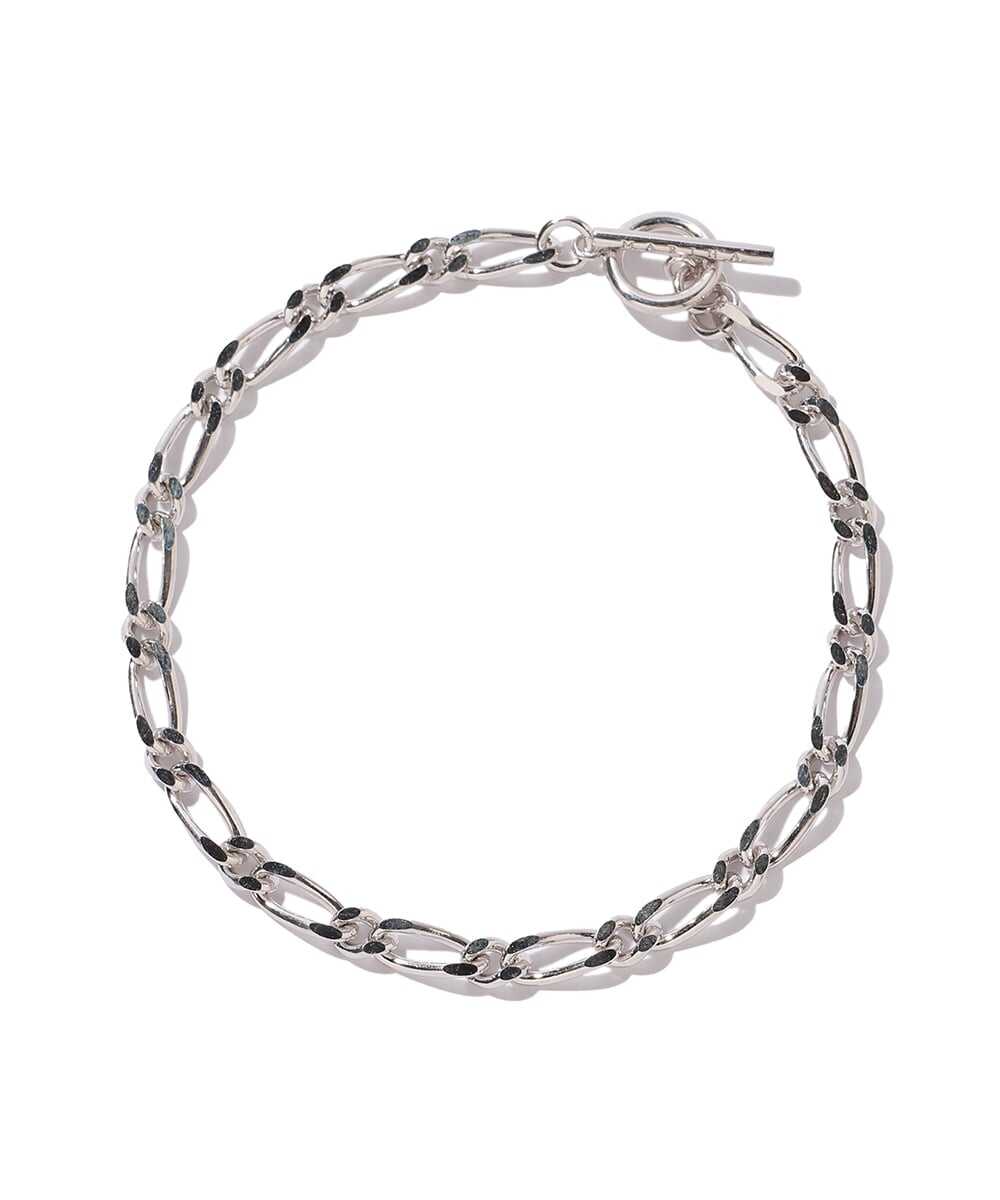 Silent Rain/サイレントレイン silver925 ブレスレット フィガロチェーン L 19.5cm