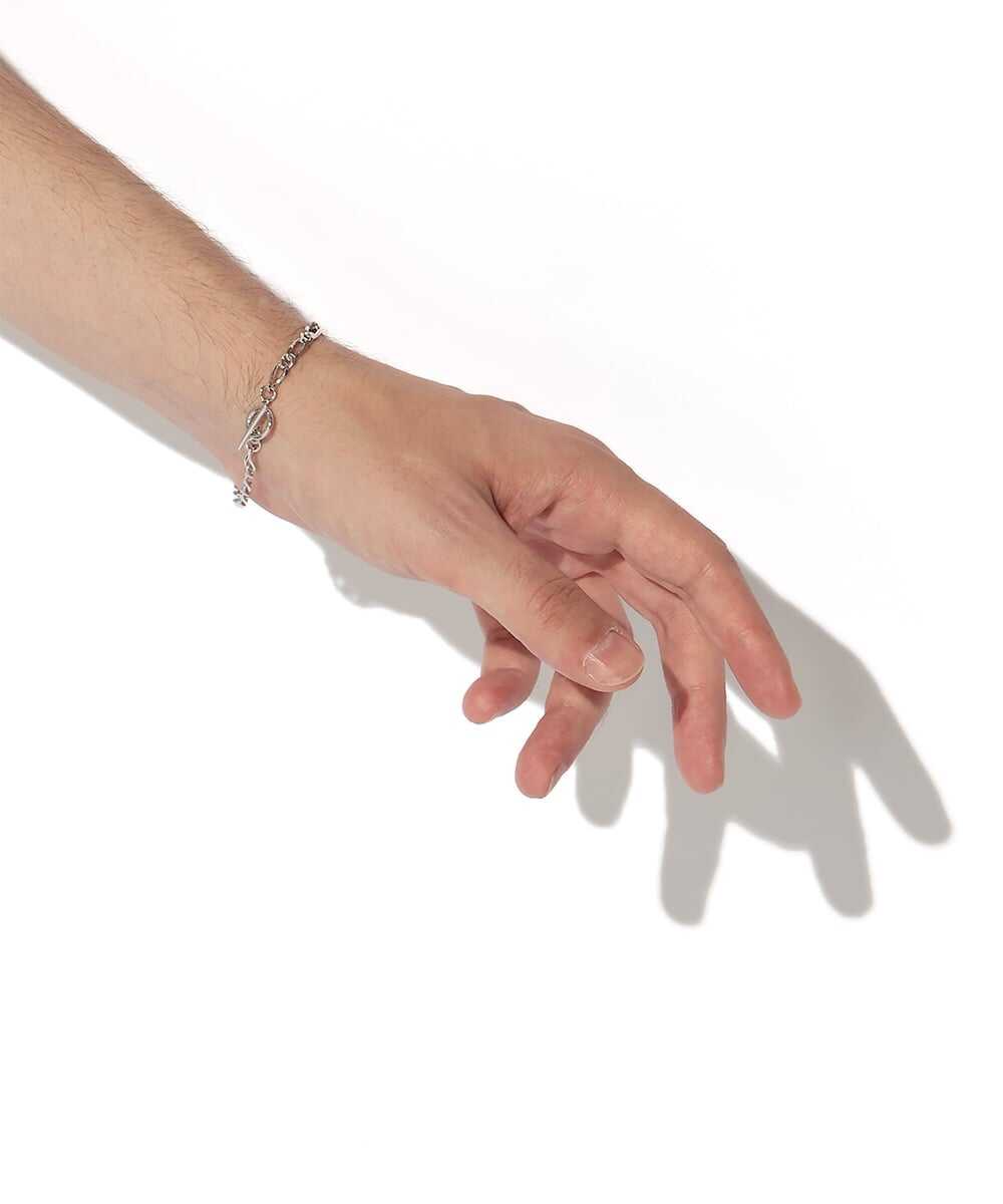 Silent Rain/サイレントレイン silver925 ブレスレット フィガロチェーン L 19.5cm