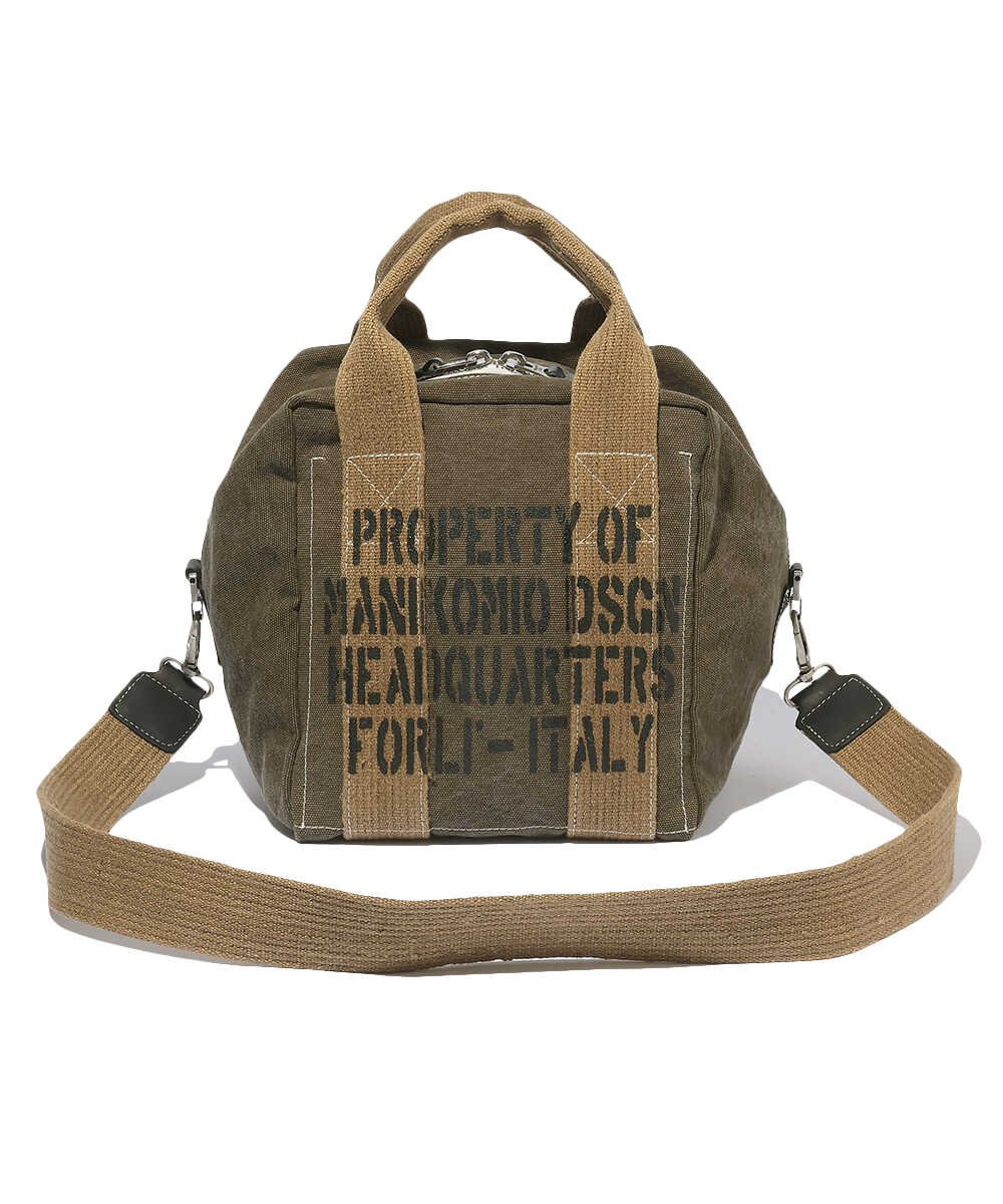 LADY24/NEW TENT CAMP 2WAYキューブバッグ カーキ