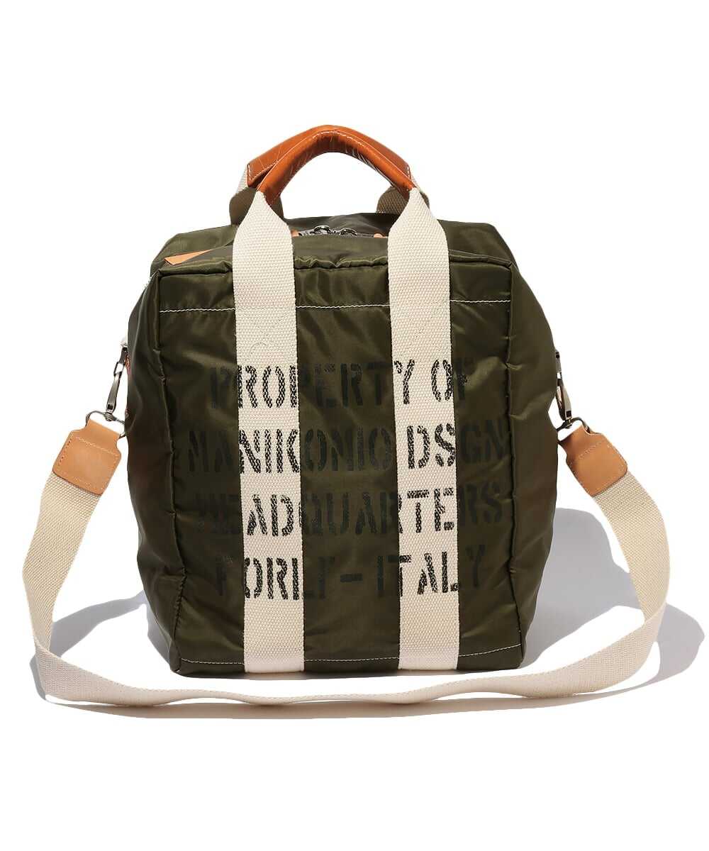 TT/FLY VELA NYLON 2WAYナイロンバッグ カーキ
