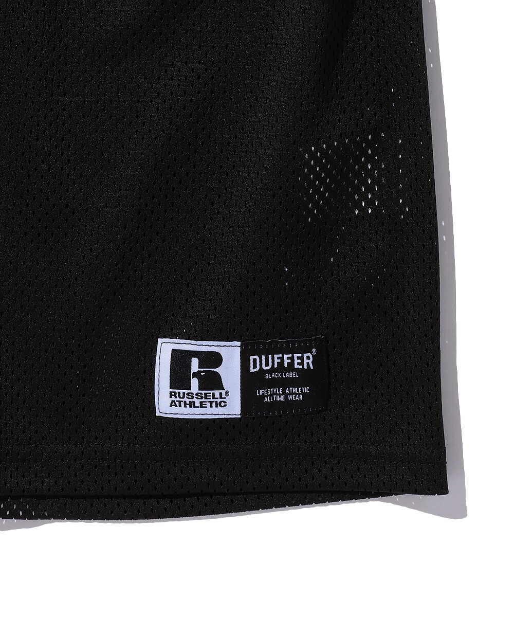 ブラックレーベル×ラッセル A-PACK/エーパック メッシュTシャツ