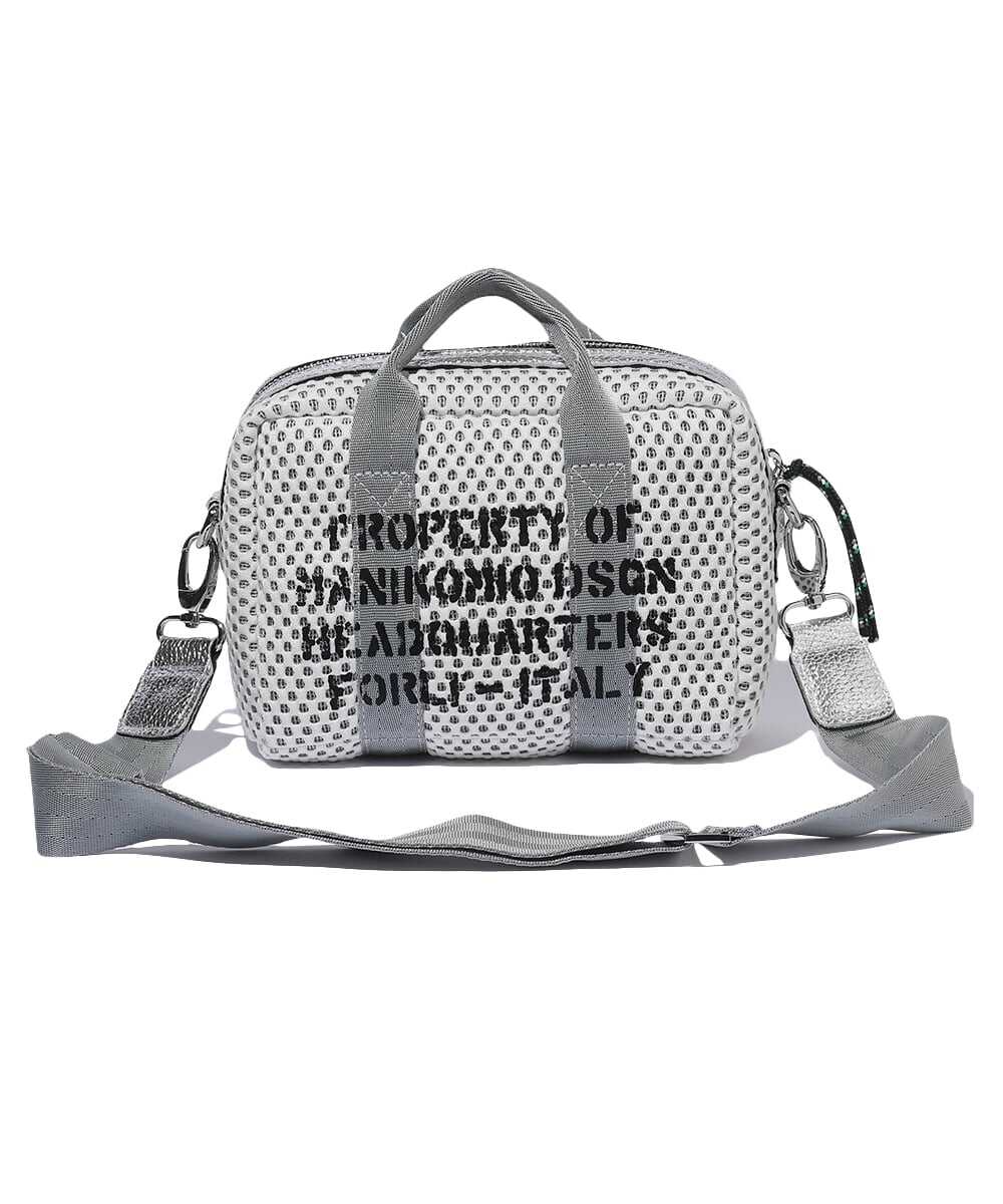 MARTY/MESH ショルダーバッグ ホワイト