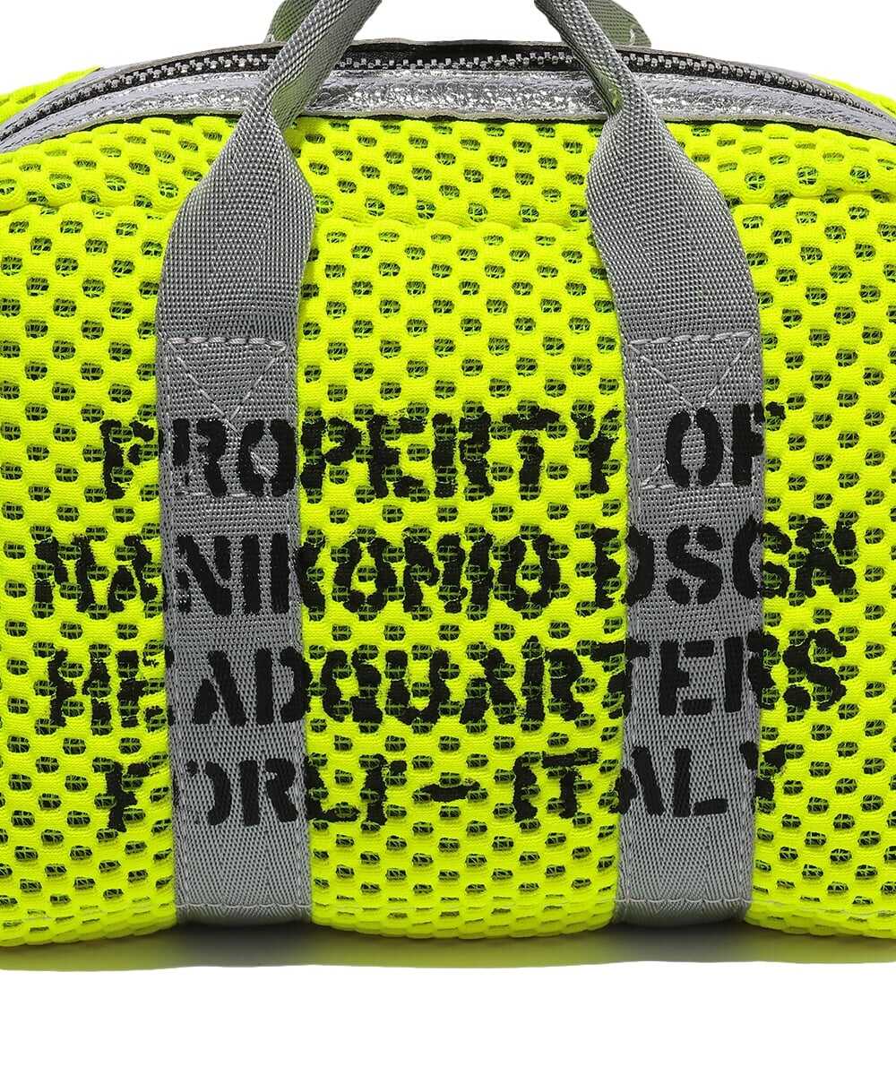 MARTY/MESH ショルダーバッグ イエロー
