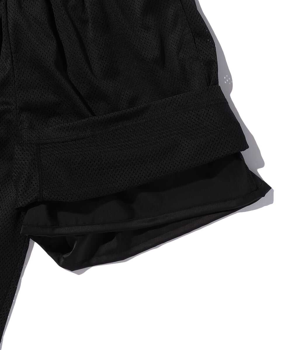 ブラックレーベル×ラッセル A-PACK/エーパック メッシュショーツ