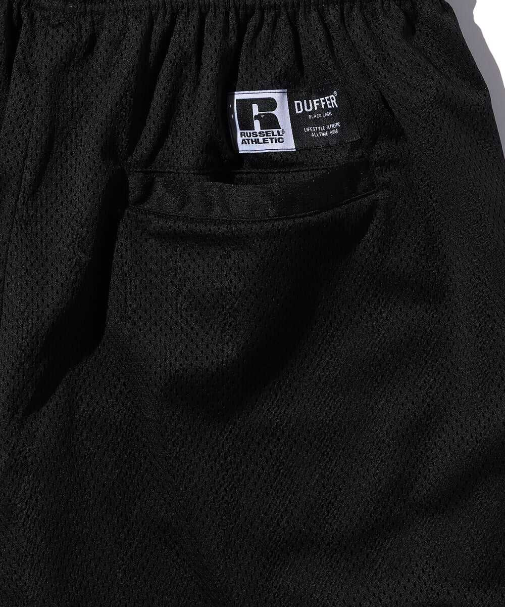 ブラックレーベル×ラッセル A-PACK/エーパック メッシュショーツ