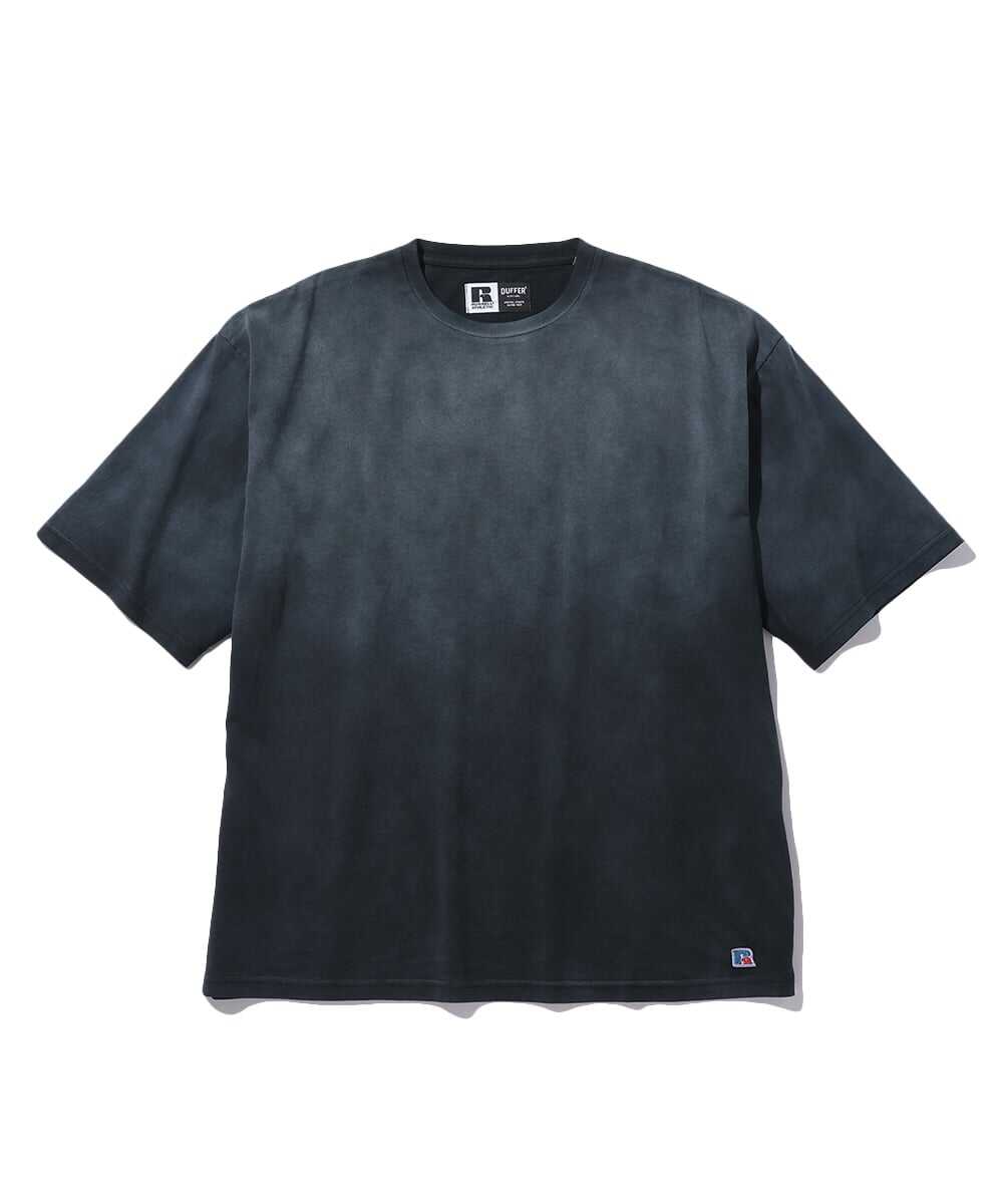 ブラックレーベル×ラッセル A-PACK/エーパック 製品染めTシャツ