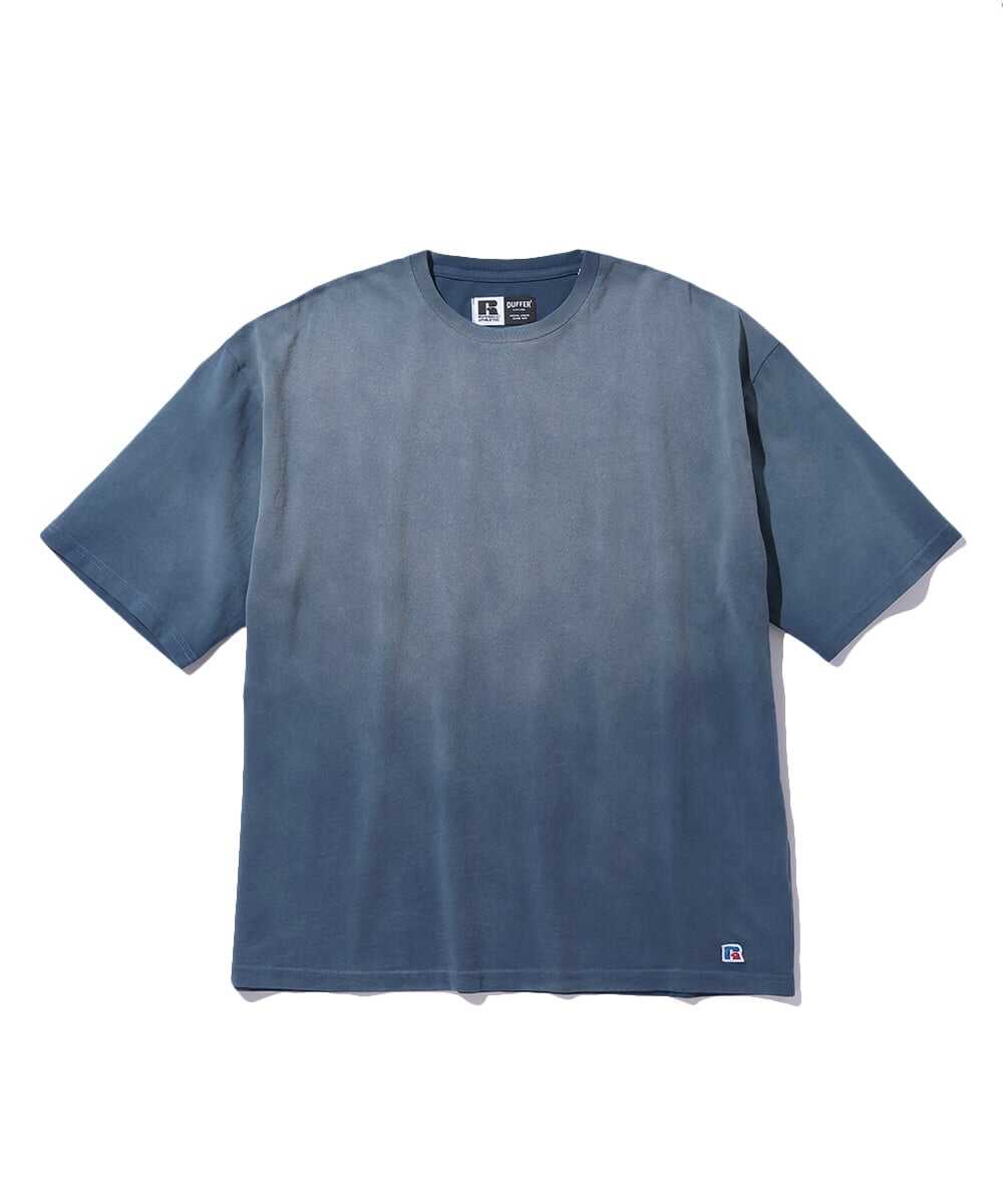 ブラックレーベル×ラッセル A-PACK/エーパック 製品染めTシャツ