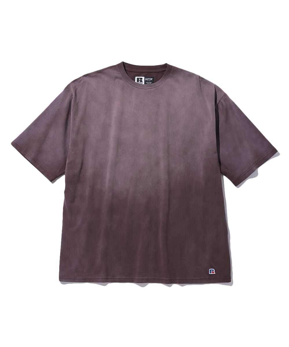 ブラックレーベル×ラッセル A-PACK/エーパック 製品染めTシャツ