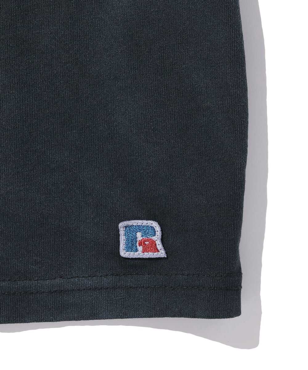ブラックレーベル×ラッセル A-PACK/エーパック 製品染めTシャツ