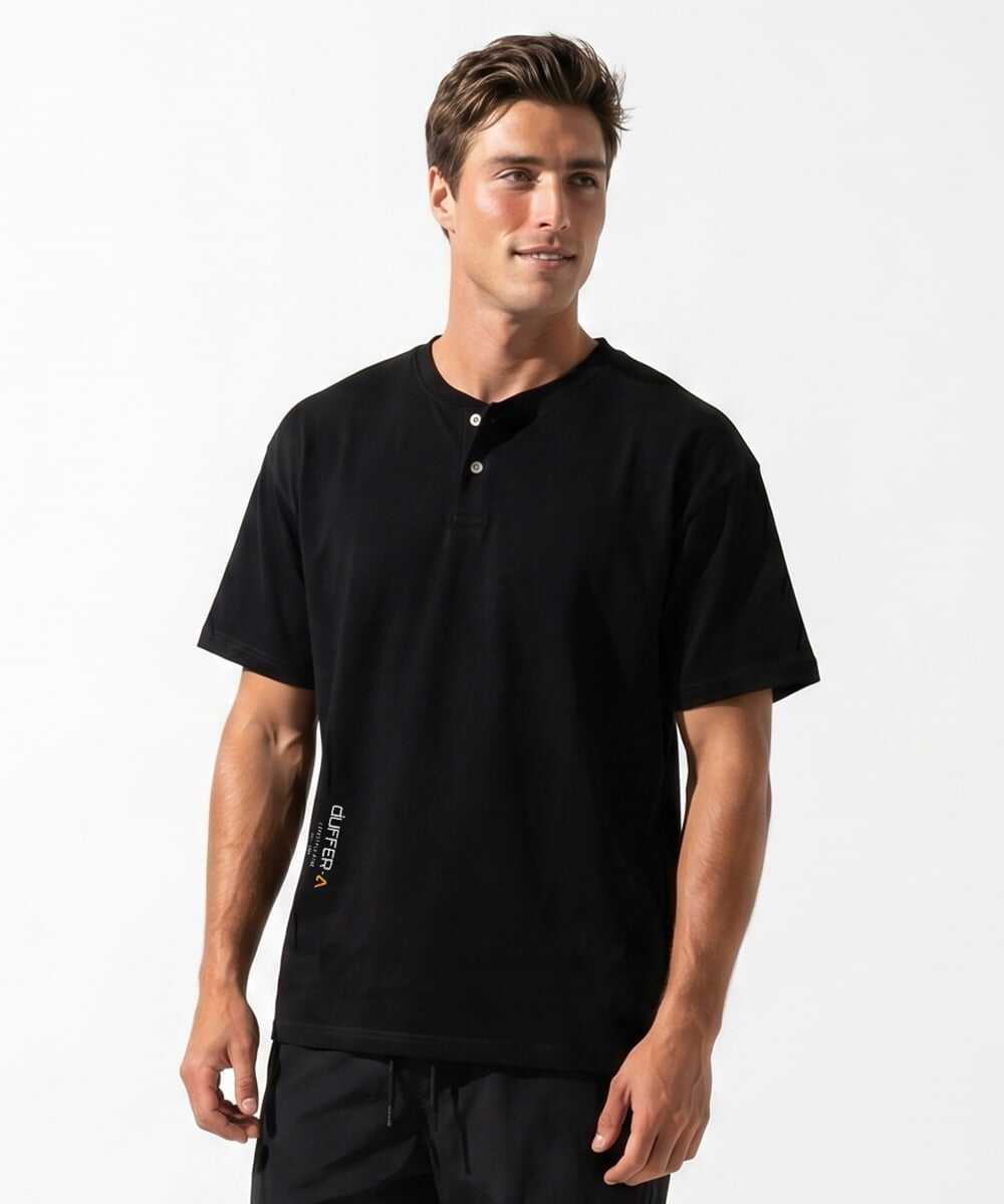 ブラックレーベル】A-PACK/エーパック オーバーサイズ ヘンリーTシャツ