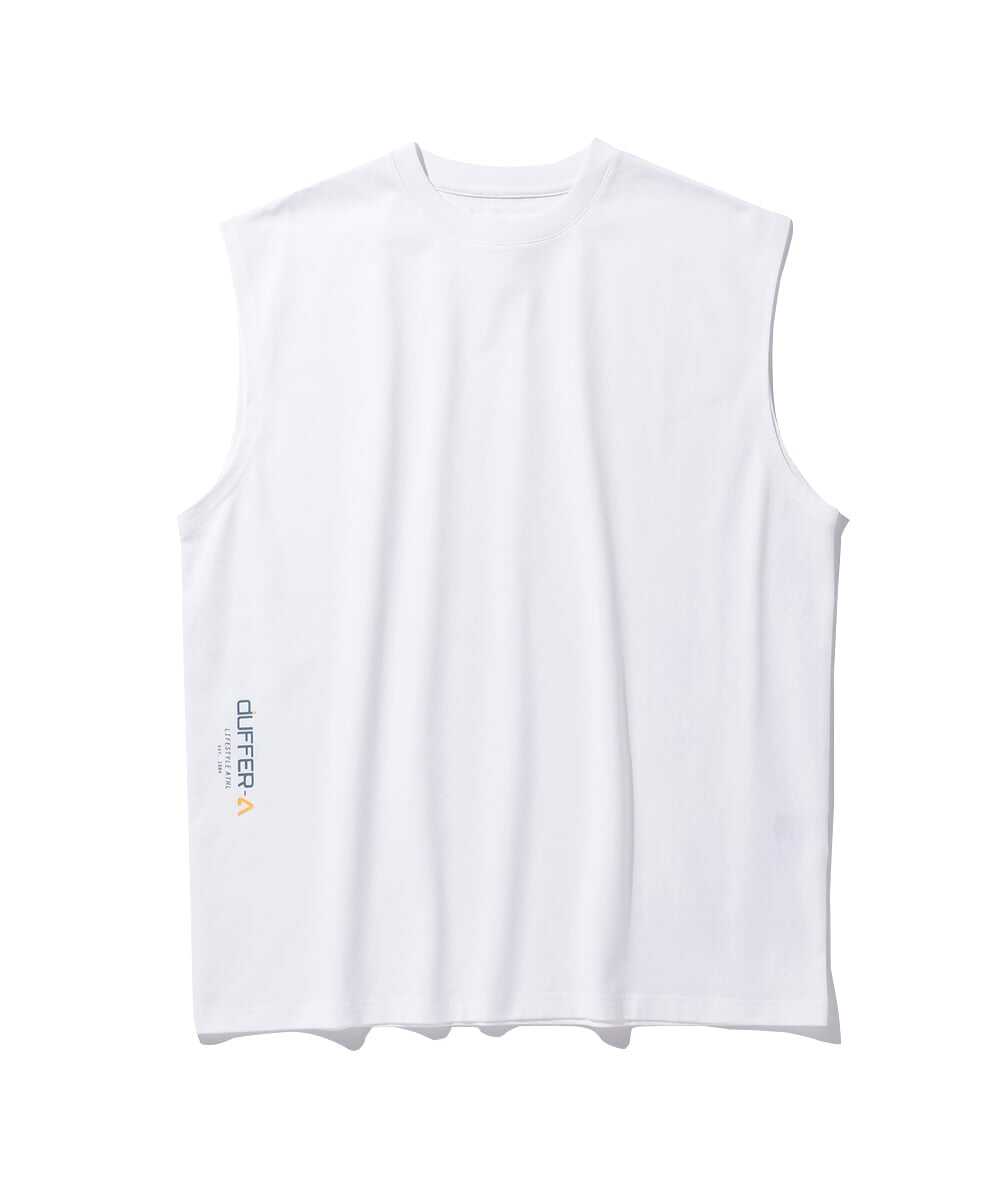 【ブラックレーベル】A-PACK/エーパック ロゴプリント ノースリーブTシャツ