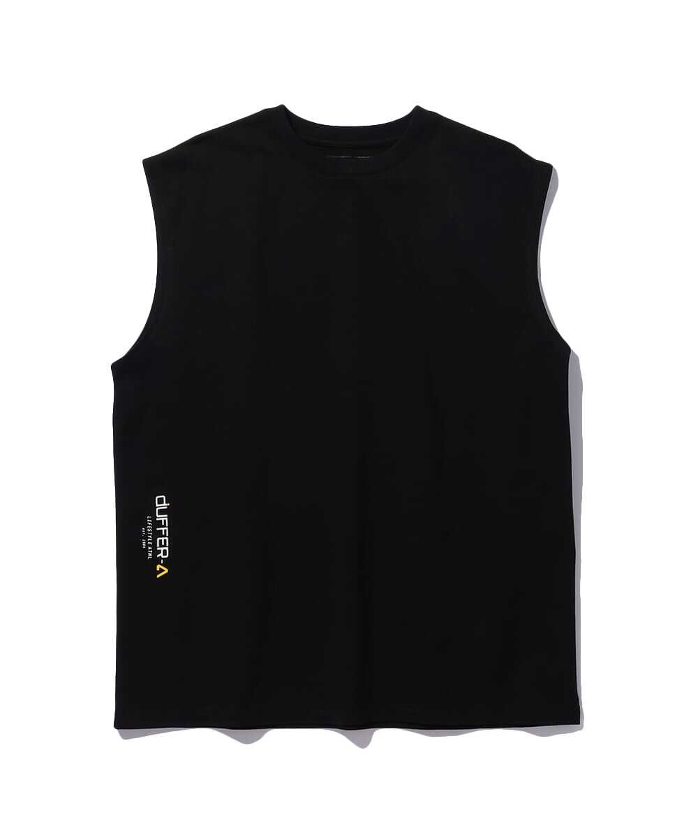 【ブラックレーベル】A-PACK/エーパック ロゴプリント ノースリーブTシャツ