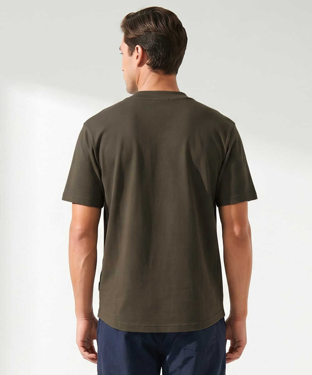 【ブラックレーベル】A-PACK/エーパック ロゴプリント ベースボールTシャツ