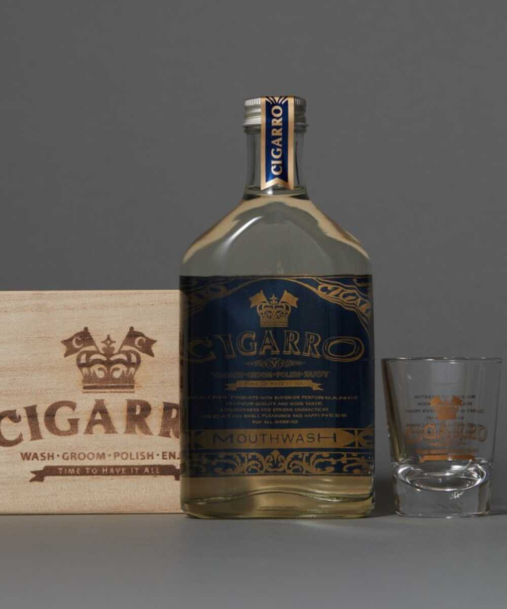 マウスウォッシュ 200ML ショットグラス・木箱付