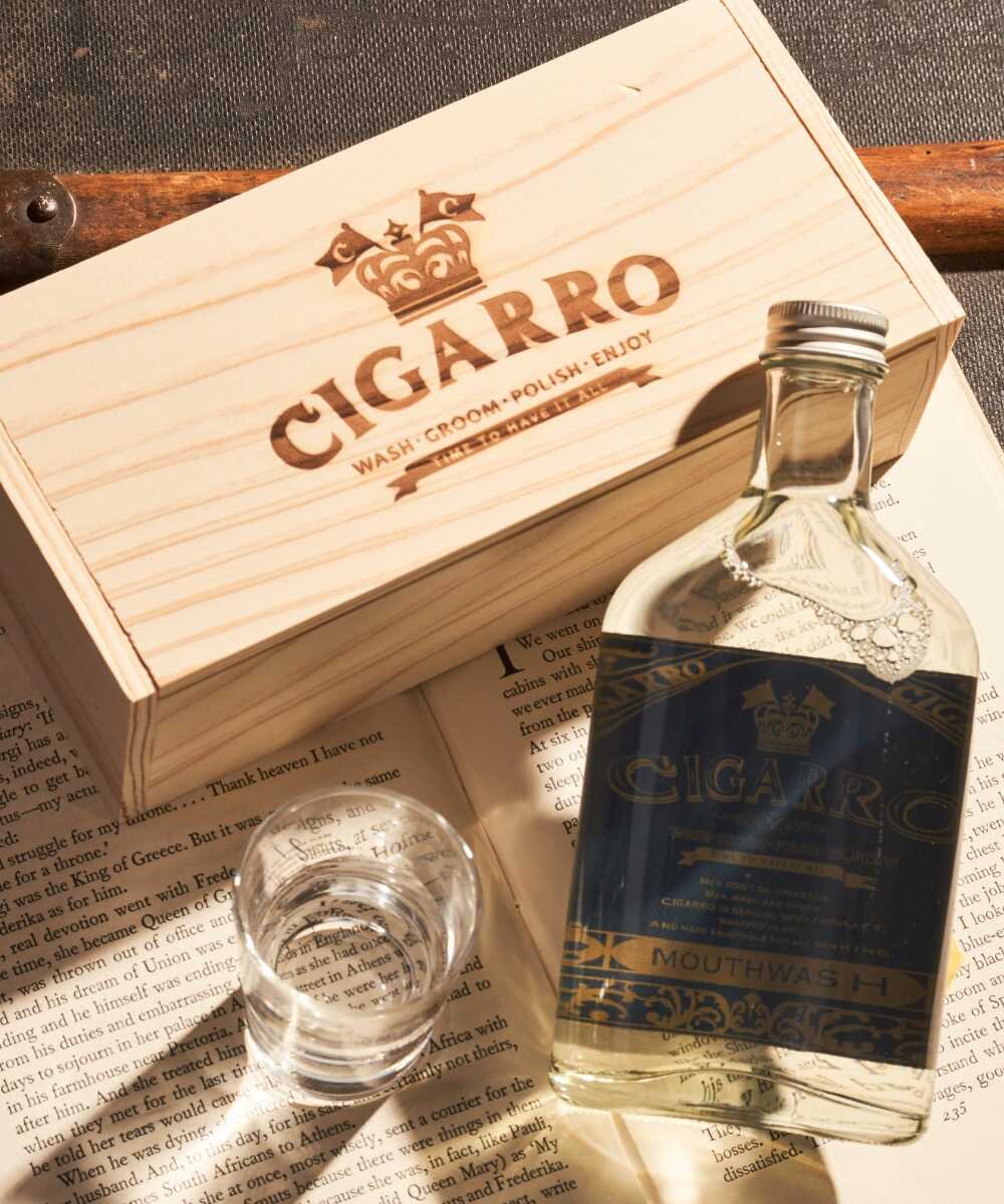 マウスウォッシュ 200ML ショットグラス・木箱付