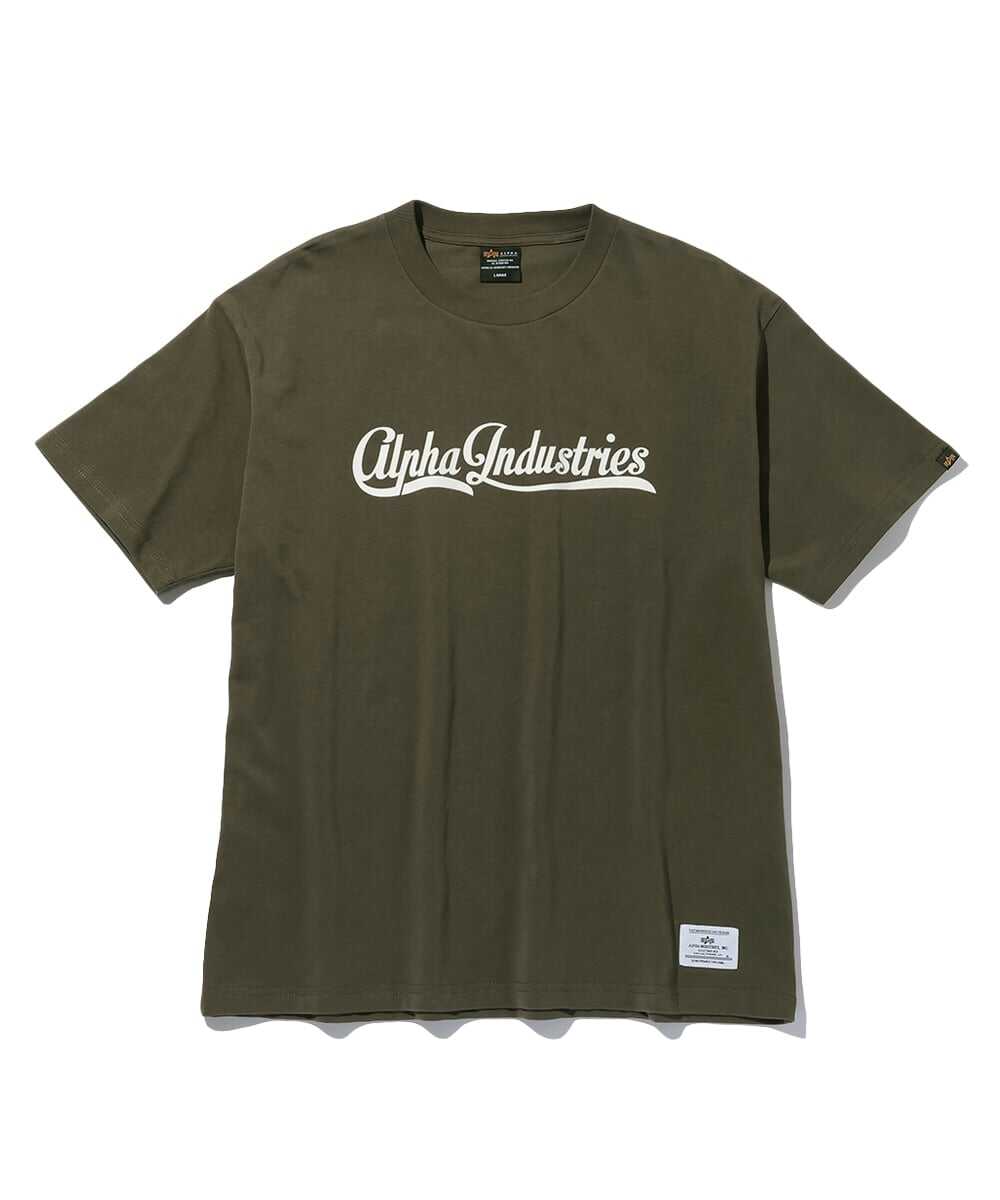 スクリプトロゴ プリントTシャツ