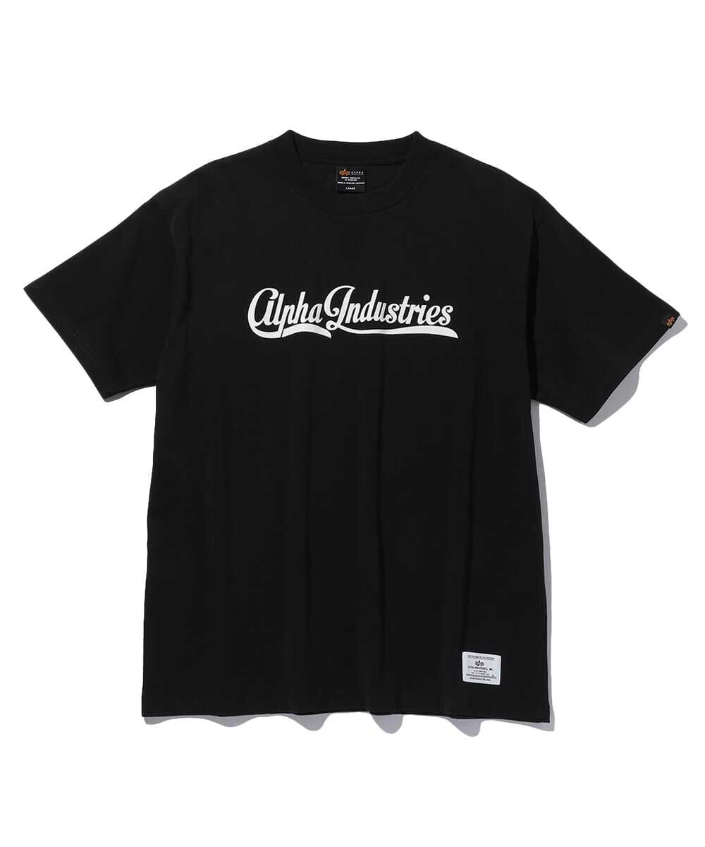 スクリプトロゴ プリントTシャツ
