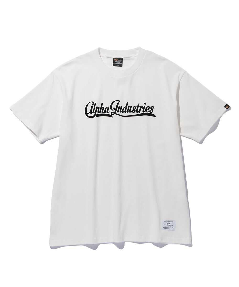 スクリプトロゴ プリントTシャツ