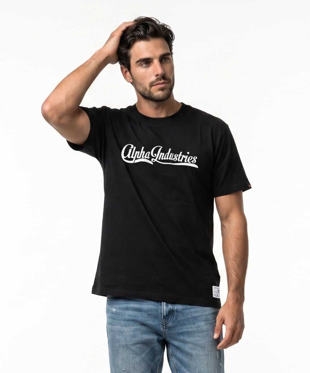 スクリプトロゴ プリントTシャツ