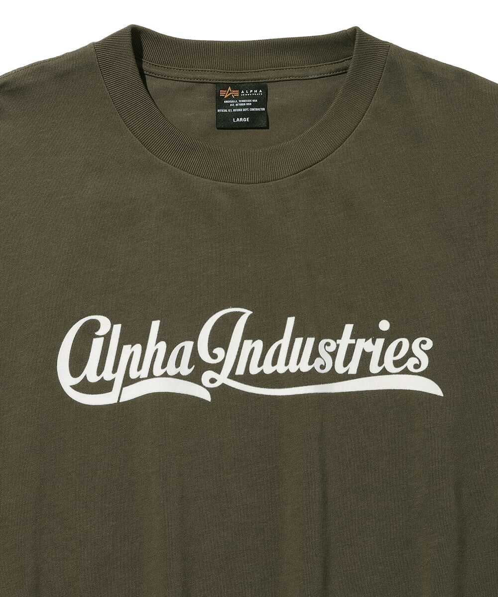 スクリプトロゴ プリントTシャツ