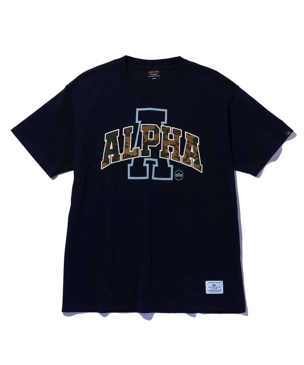 カレッジロゴ プリントTシャツ
