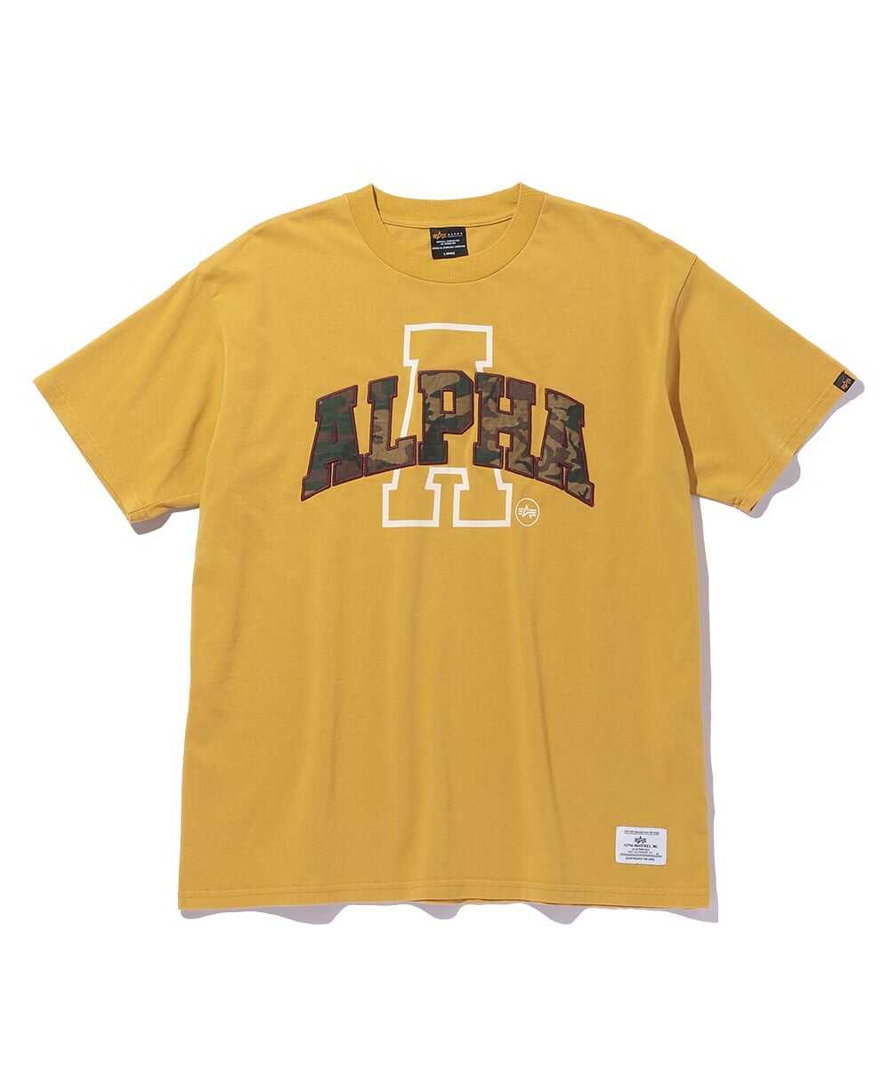 カレッジロゴ プリントTシャツ