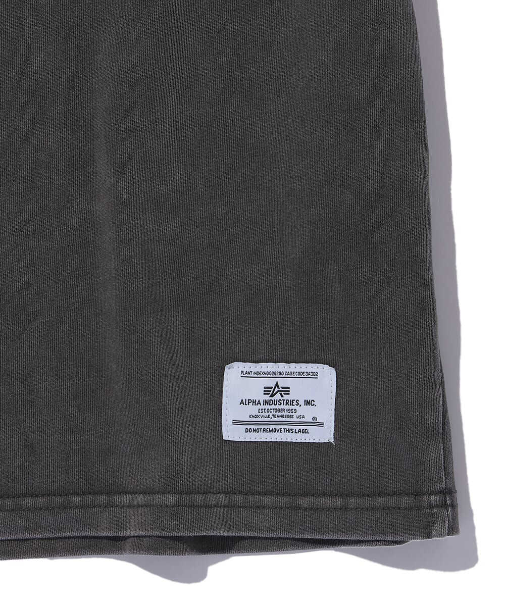 NAVYロゴ クラックプリントTシャツ