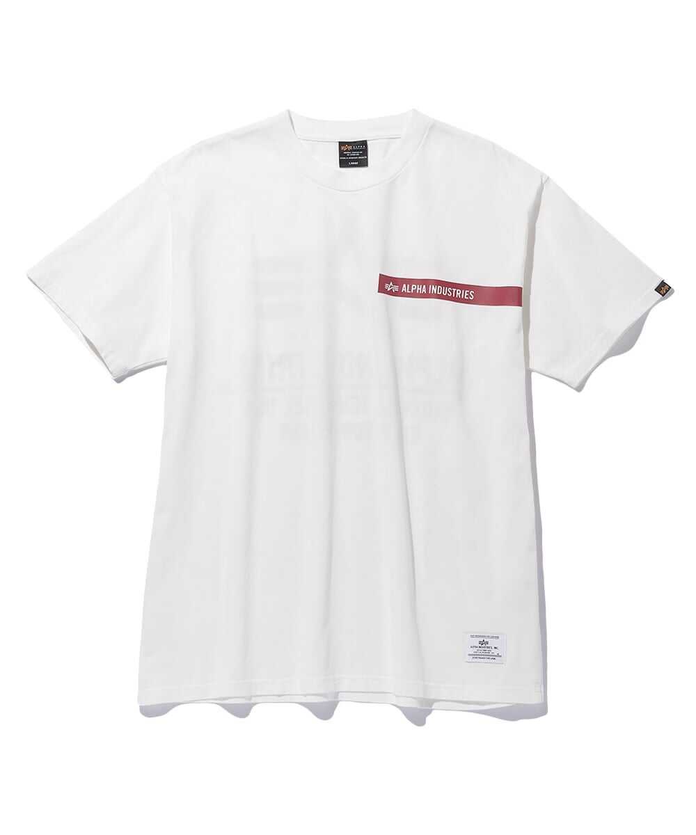 アルファレッドリボン バックプリントTシャツ