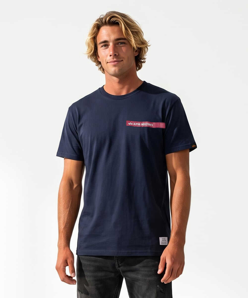 アルファレッドリボン バックプリントTシャツ
