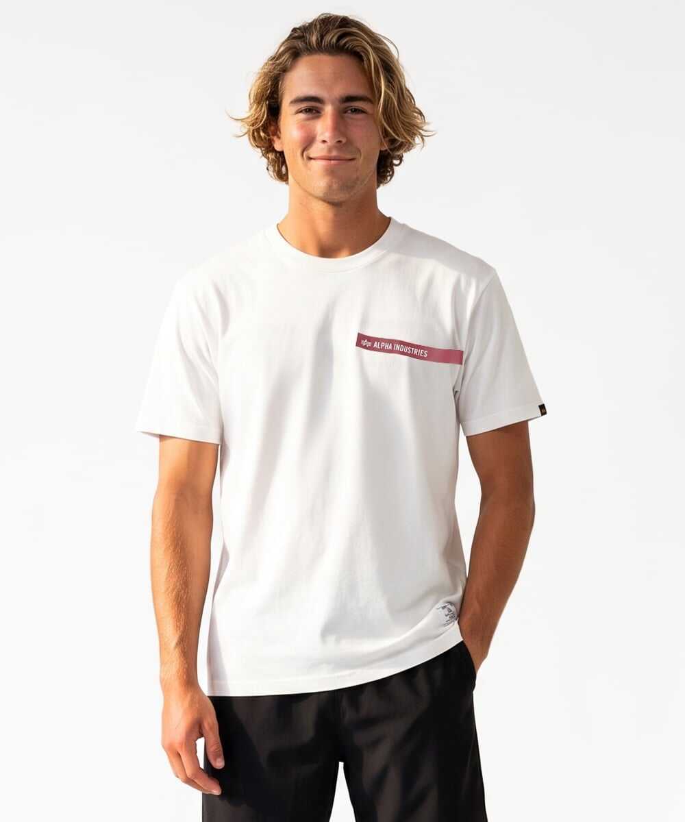 アルファレッドリボン バックプリントTシャツ